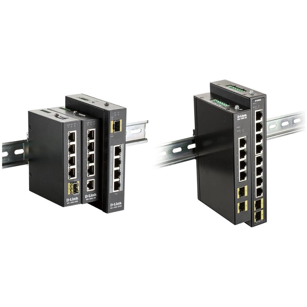 Switch Industriale Gigabit Non Gestito con 2 Slot SFPDIS-100G-6S - Foto 2