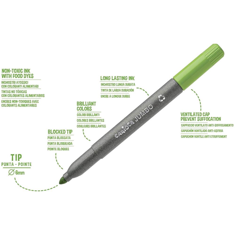 Pennarelli Jumbo Eco Family 12 Pezzi - Foto 4