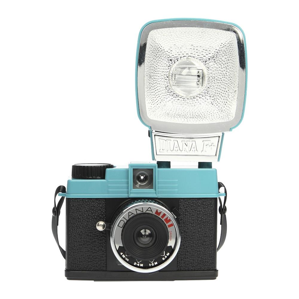 Diana Mini Fotocamera Compatta Pellicola 35mm Colore Nero Blu - Foto 1