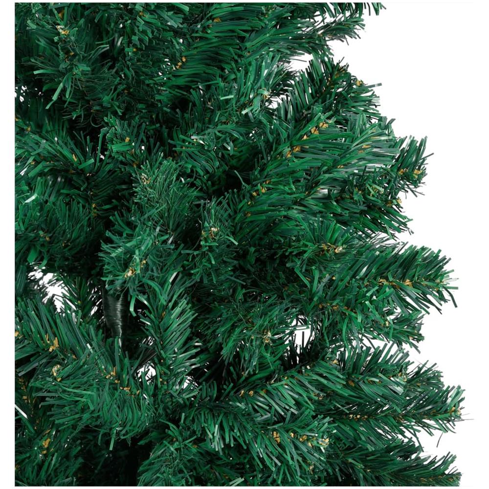 Set Albero Natale Artificiale LED e Palline Verde 210 cm PVC - Foto 3