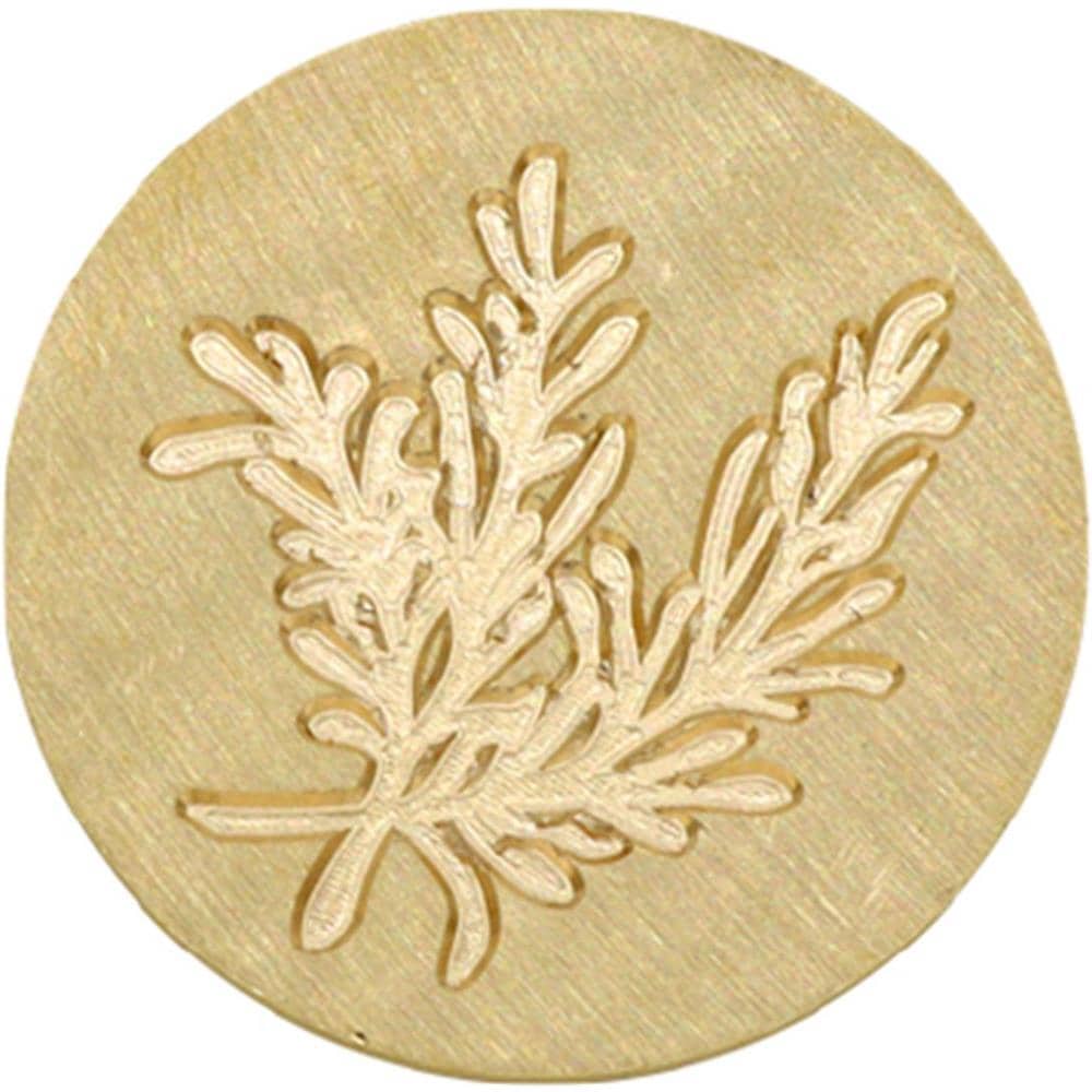 Timbro A Cera In Ottone 25 Mm - Rosmarino - Foto 1