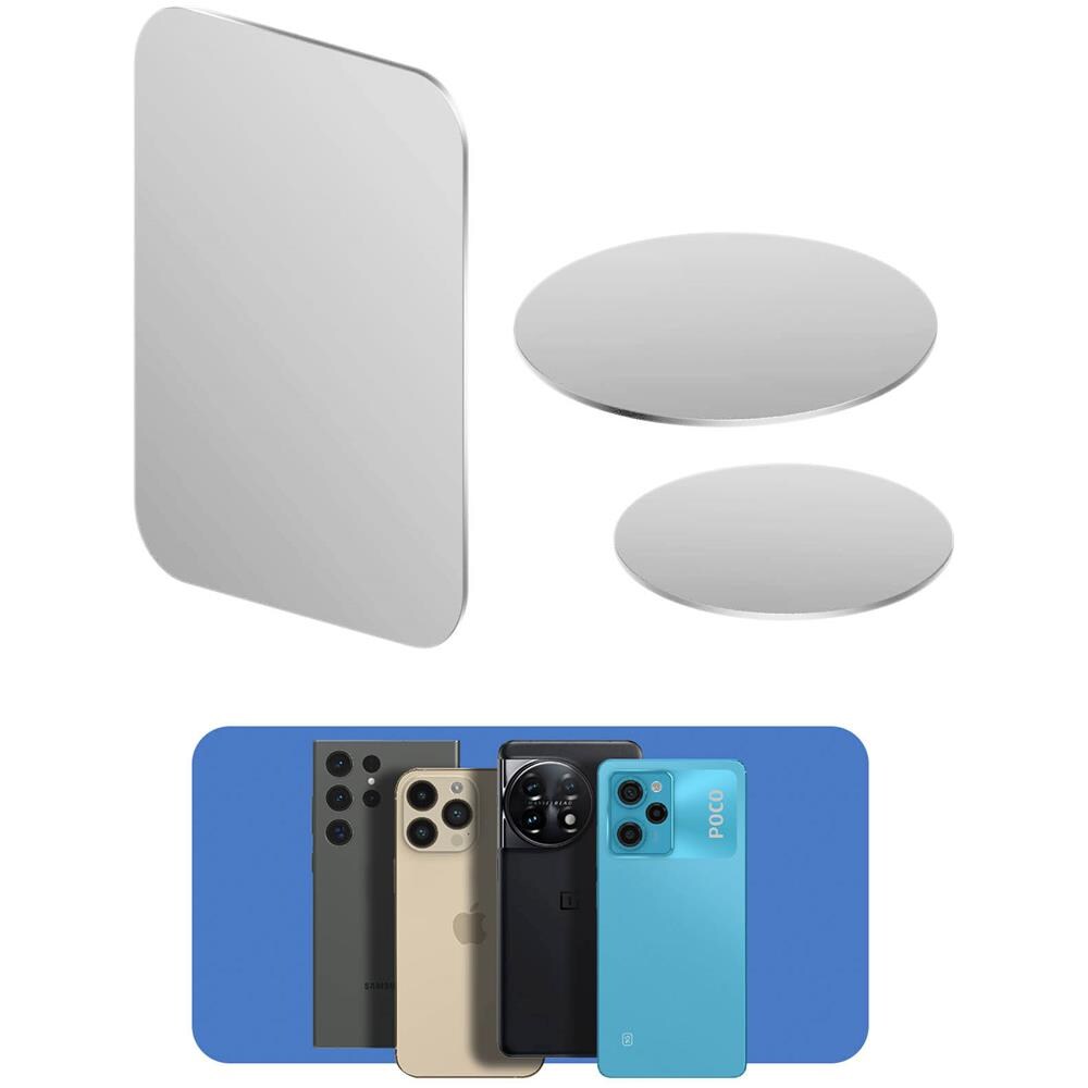 3x Adattatori Piastre Metalliche Compatibili Fissaggio Magnetico, Con Adesivi - Foto 12