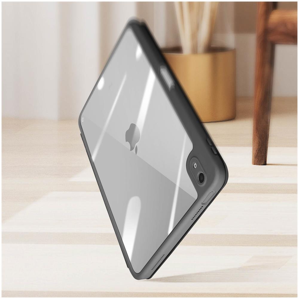 Custodia Per Ipad 10 2022 Copertina Multiposizione Amovibile Grigia - Foto 2