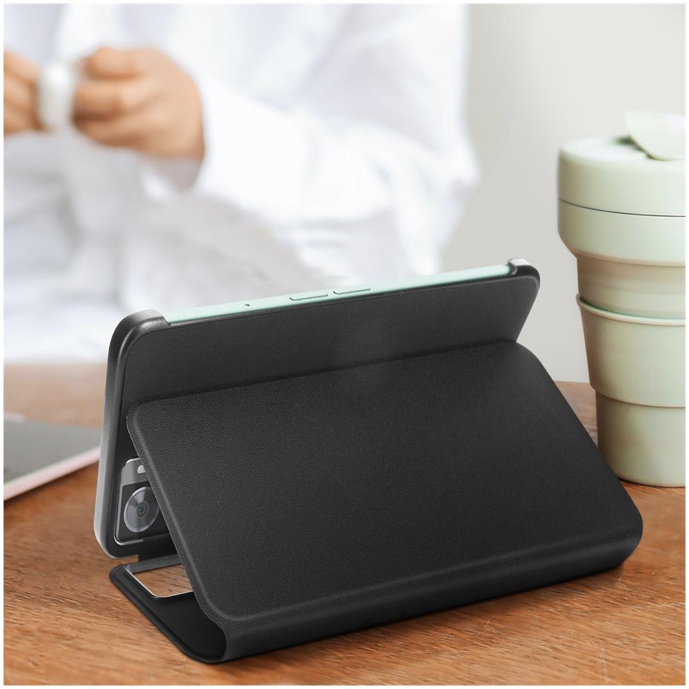 Custodia Originale A57 / A57s Con Portacarte Funzione Supporto Nera - Foto 2