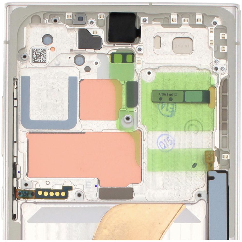 Blocco Completo Galaxy S23 Ultra Touchscreen Con Frame Originale Cream - Foto 2