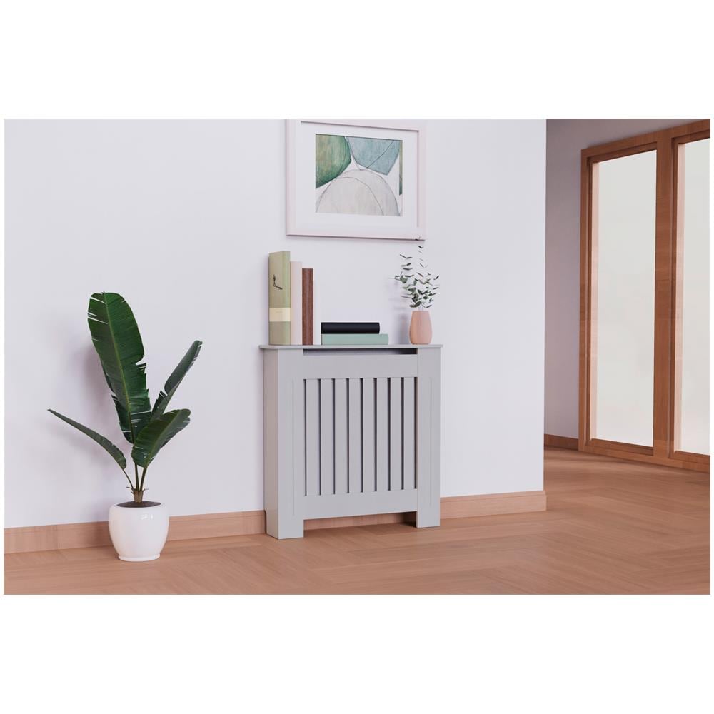 Copri Radiatore In Legno London Grigio - 78 Cm - - Foto 2