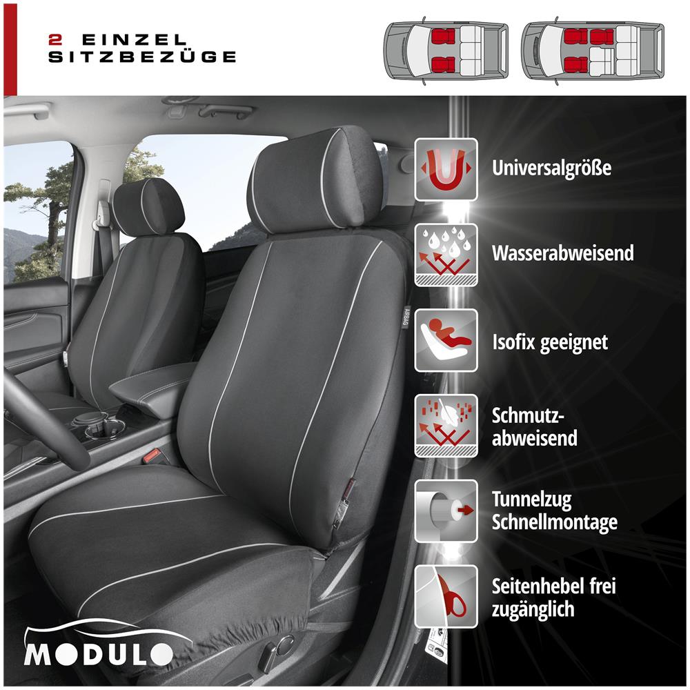 Coprisedili Auto Modulo Per Due Sedili Anteriori - Foto 2