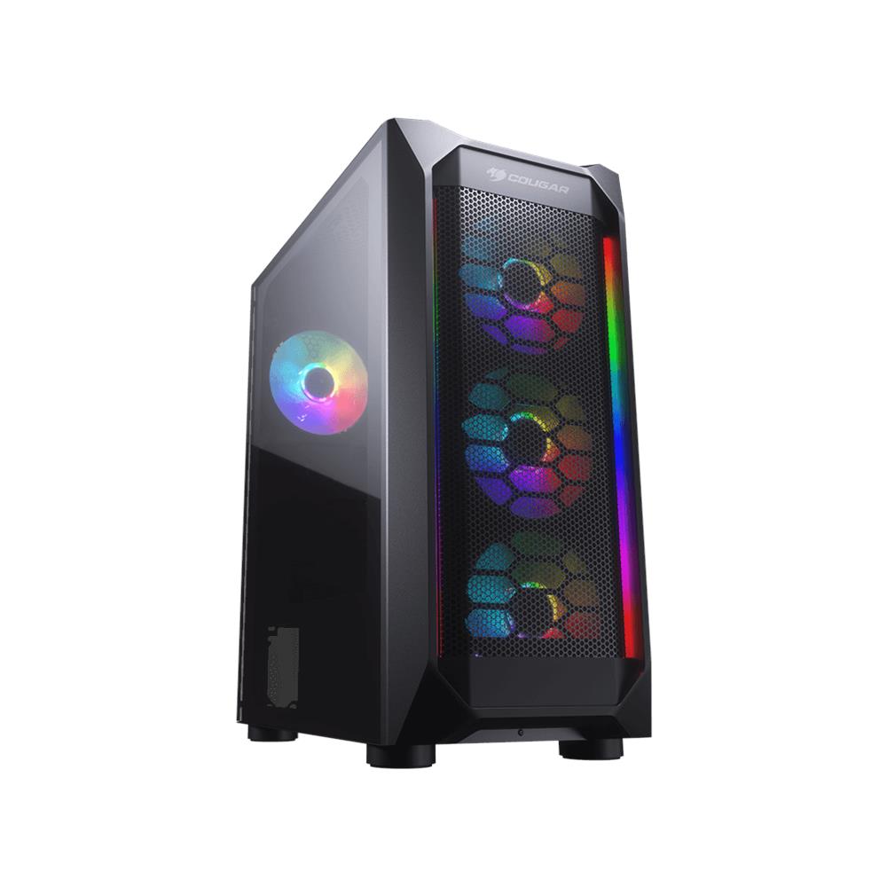 Case MX410 Mid Tower ATX / Micro ATX / Mini-ITX Mesh -G RGB 2 Porte USB 3.0 / 2 2 Porte USB 2.0 Colore Nero - Foto 1