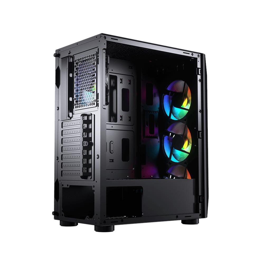 Case MX410 Mid Tower ATX / Micro ATX / Mini-ITX Mesh -G RGB 2 Porte USB 3.0 / 2 2 Porte USB 2.0 Colore Nero - Foto 10