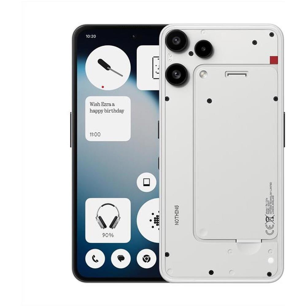 Phone (3a) Lite 5G 128GB 8GB Ram Display 6,77" Amoled 120Hz FHD+ Main Camera 50MP Dual nanoSim (+eSim) USB Type-C Android 15 Dimensity 7300 Pro 5000mAh White - Foto 1
