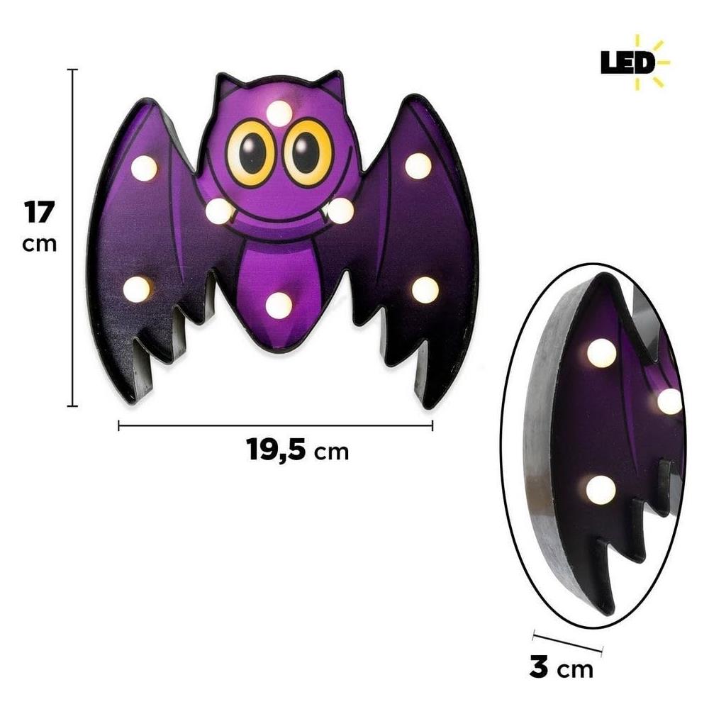 Chioma dei pipistrelli con luce 19,5x16 cm - Foto 2