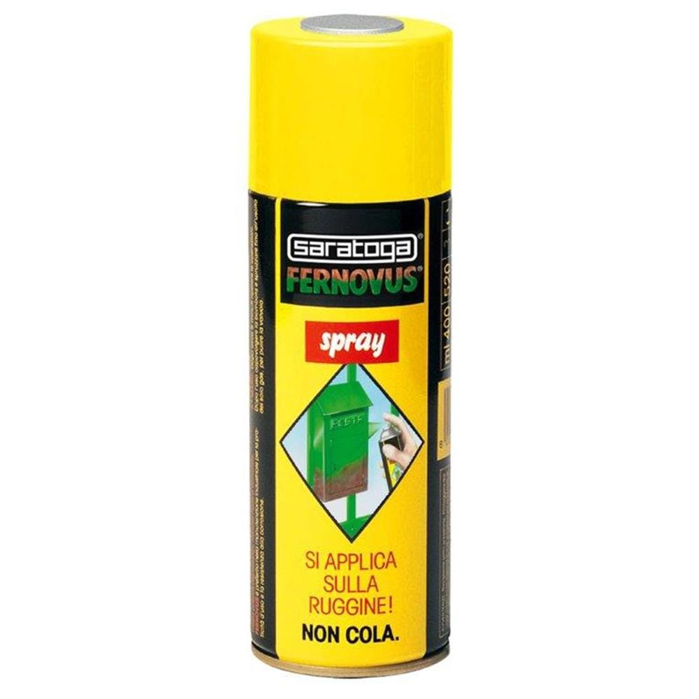 Vernice Antiruggine Spray Pronta All'Uso, Bomboletta Da 400 Ml Nero - Foto 1