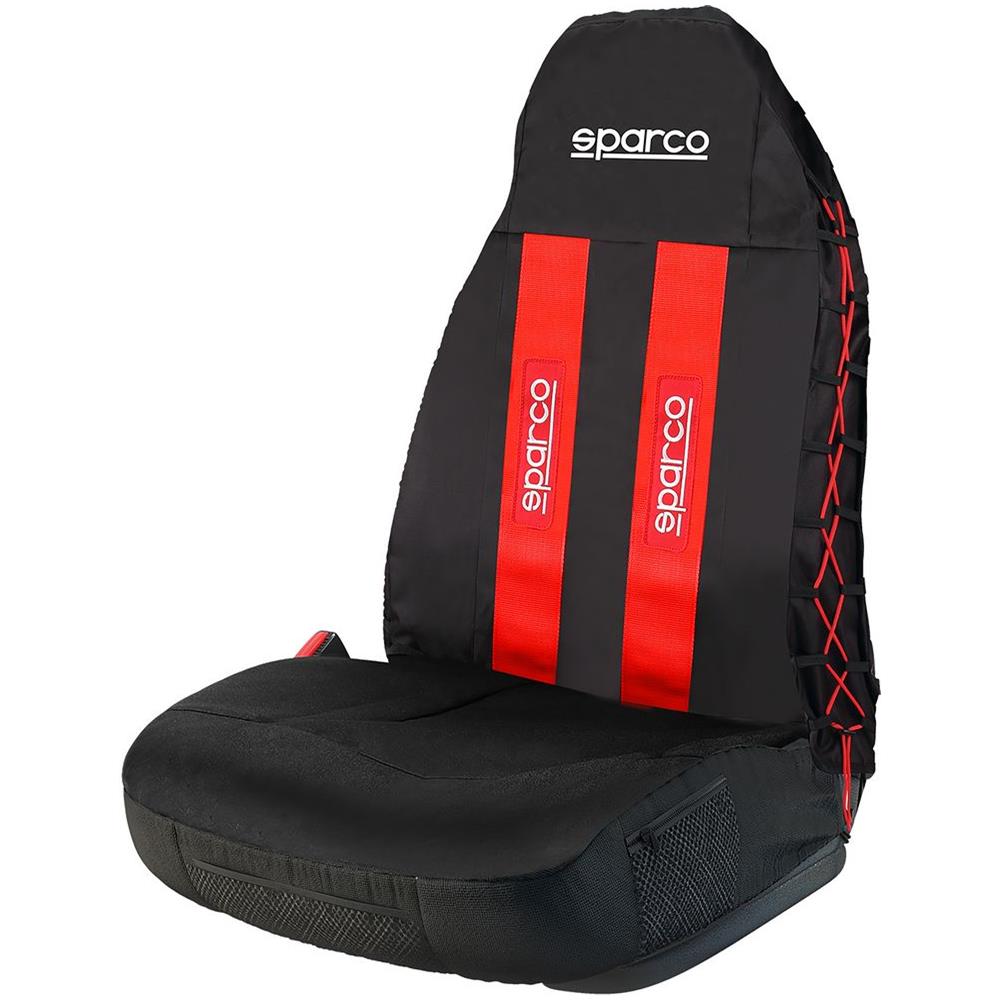 3d Coprisedile Universale Per Auto Nero E Rosso Con Intreccio Laterale - Foto 2