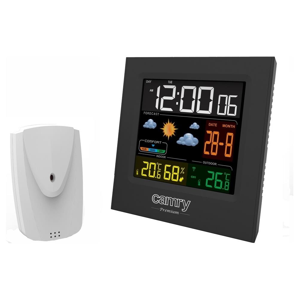 Stazione Meteorologica Con Orologio, Data E Temperatura Cr 1166 - Foto 1