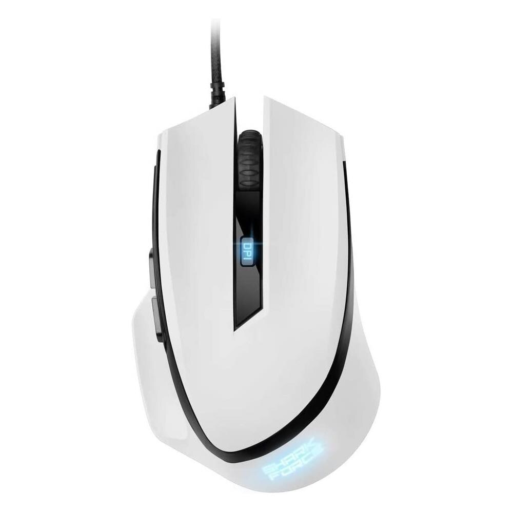 Mouse SHARK Force II Ottico 6 Tasti 4200 DPI Colore Bianco - Foto 2
