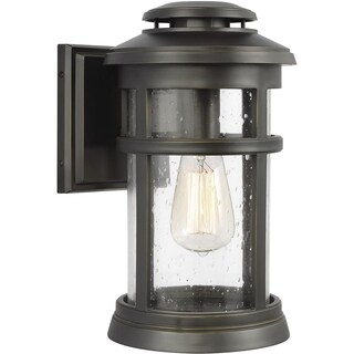 Lampada Da Esterno Con Presa GFCI E Sensore Crepuscolare – Lanterna Da Parete IP65, Antiruggine, Con Lampadina LED 3000K Inclusa