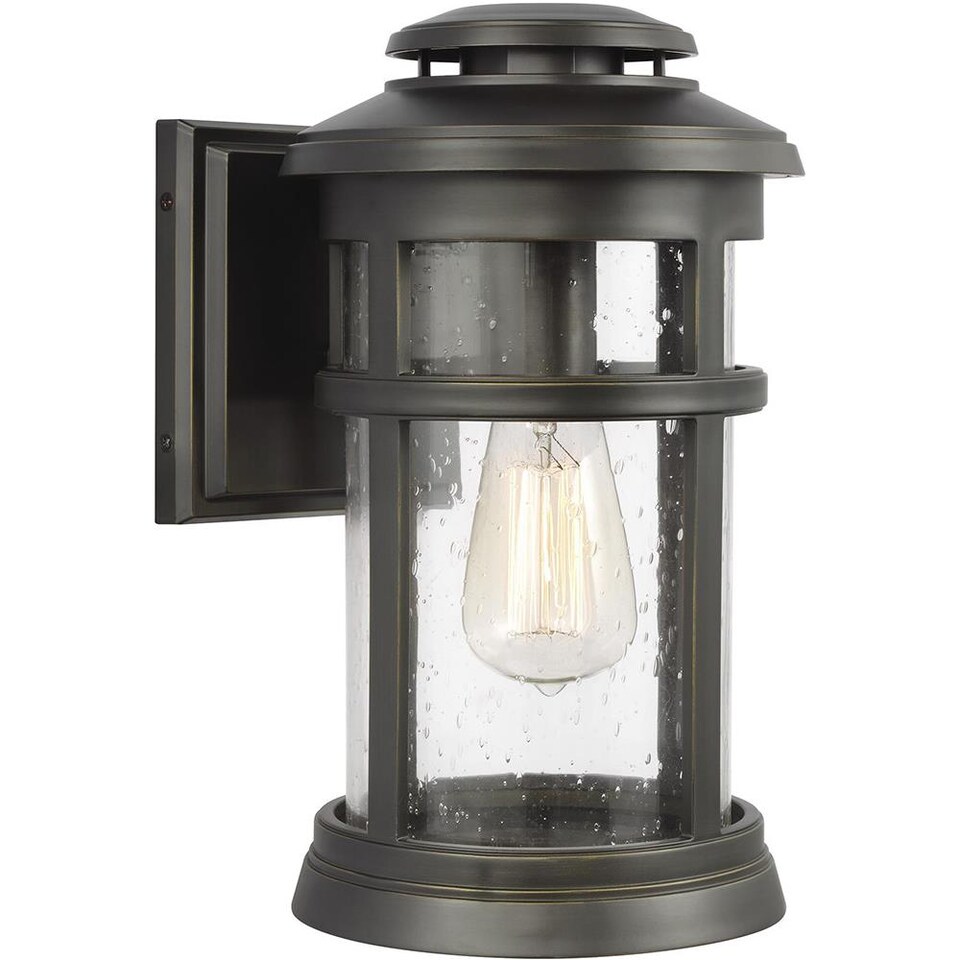 Lampada Da Esterno Con Presa GFCI E Sensore Crepuscolare – Lanterna Da Parete IP65, Antiruggine, Con Lampadina LED 3000K Inclusa