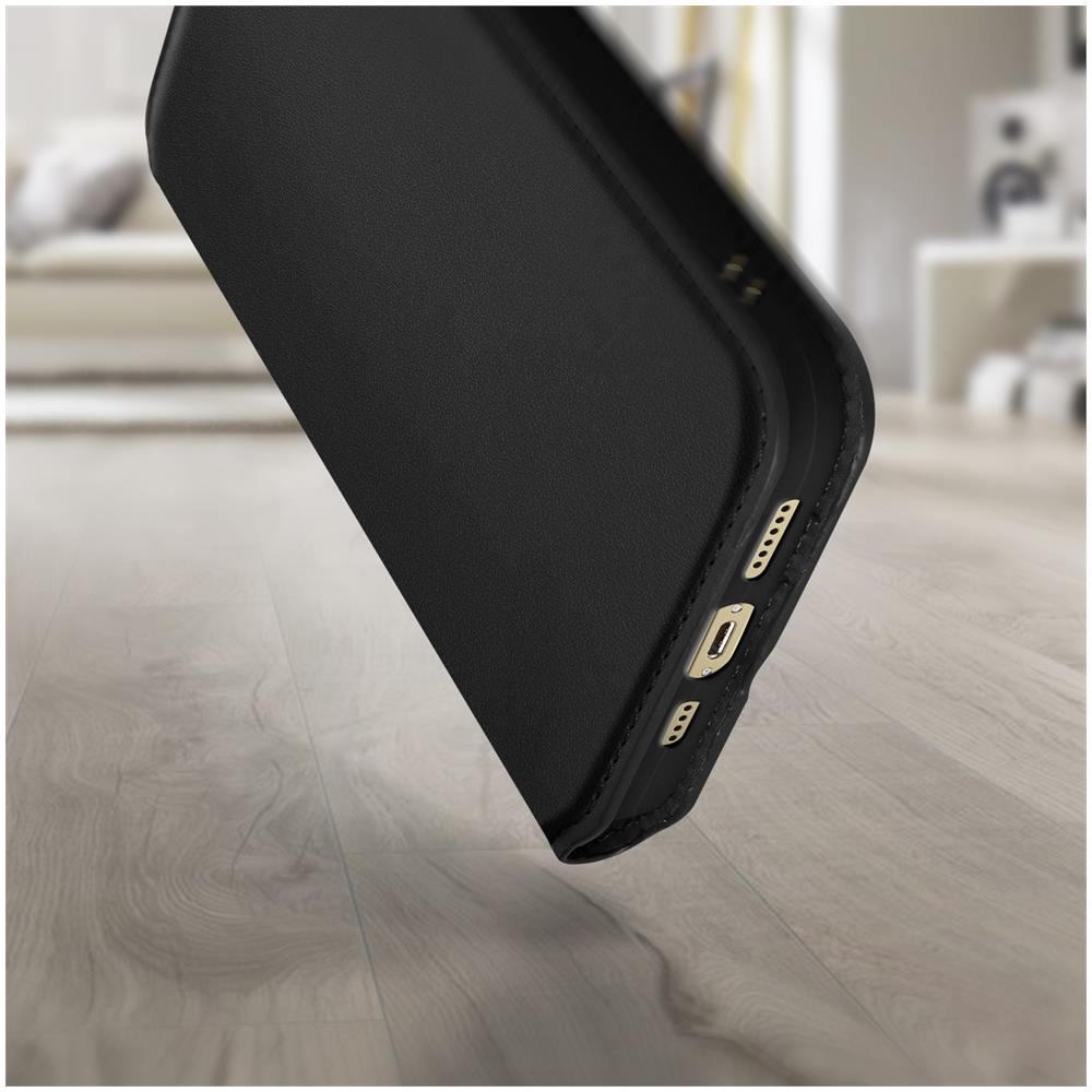Custodia Iphone 13 Pro Max Portafoglio E Supporto Video Nera - Foto 2
