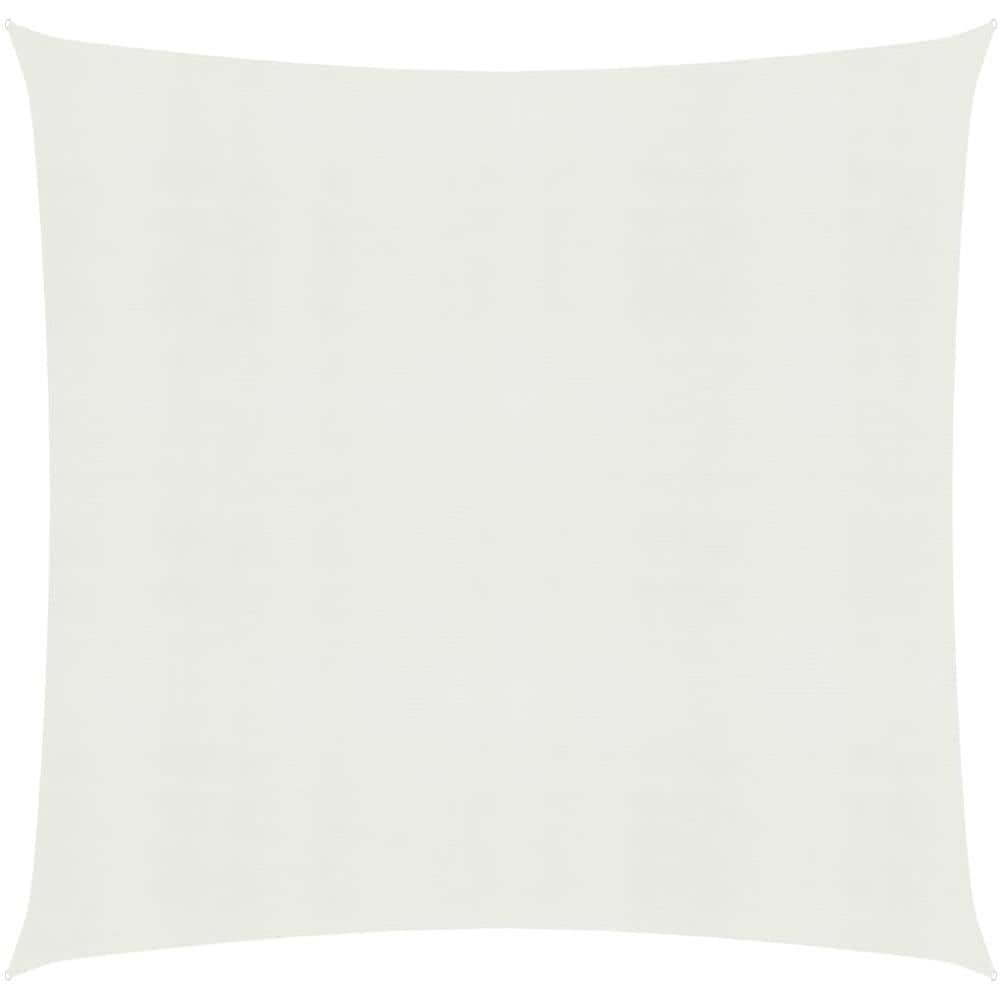 Vela Parasole 160 g / m² Bianca 3x3 m in HDPE - Foto 1