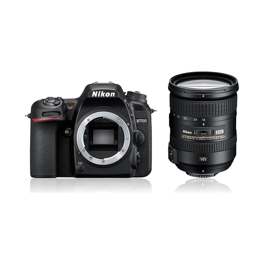 D7500 + AF-S DX 18-200 VRII Kit fotocamere SLR 20.9MP CMOS 5568 x 3712Pixel Nero - Foto 2