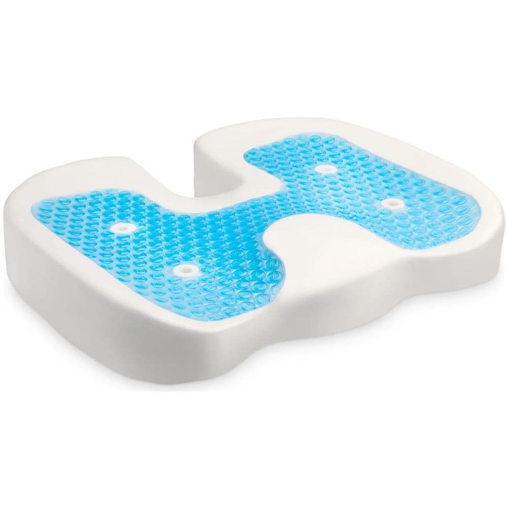 K55807WW Cuscino per Sedile in Cool-Gel Premium, Nero, Minore Pressione sulla Colonna Vertebrale, Miglioramento Posturale, Ergonomico - Foto 2