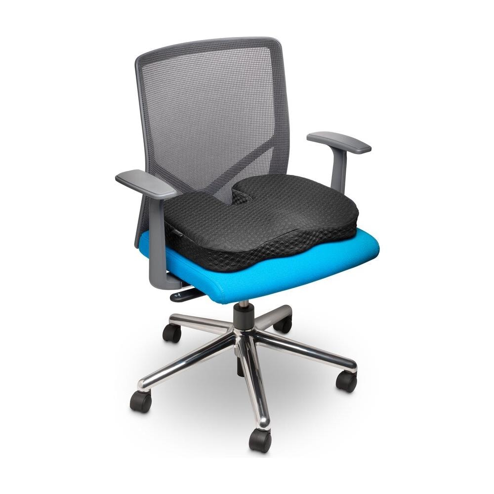 K55807WW Cuscino per Sedile in Cool-Gel Premium, Nero, Minore Pressione sulla Colonna Vertebrale, Miglioramento Posturale, Ergonomico - Foto 6