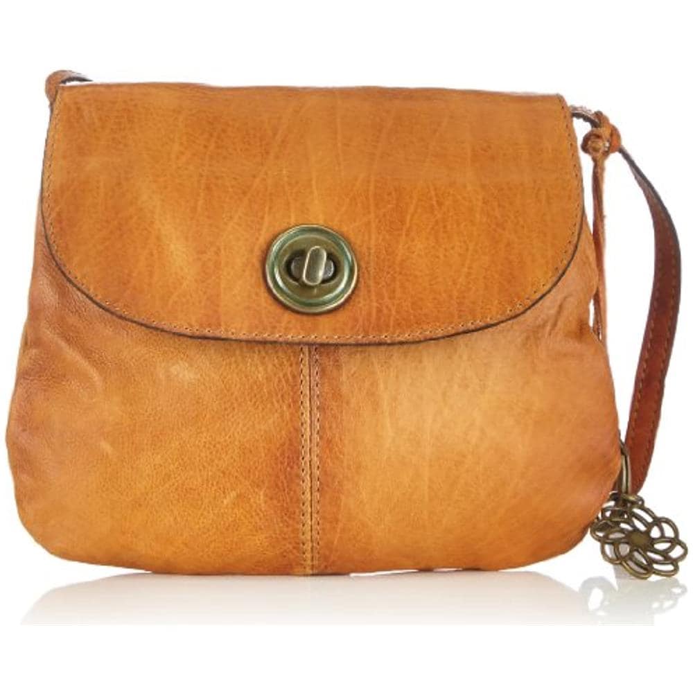 Pctotally Royal Leather Party Bag Noos - Borse A Tracolla Donna, Marrone (cognac), 5x15x18 Cm (b X H T)  - Foto 1
