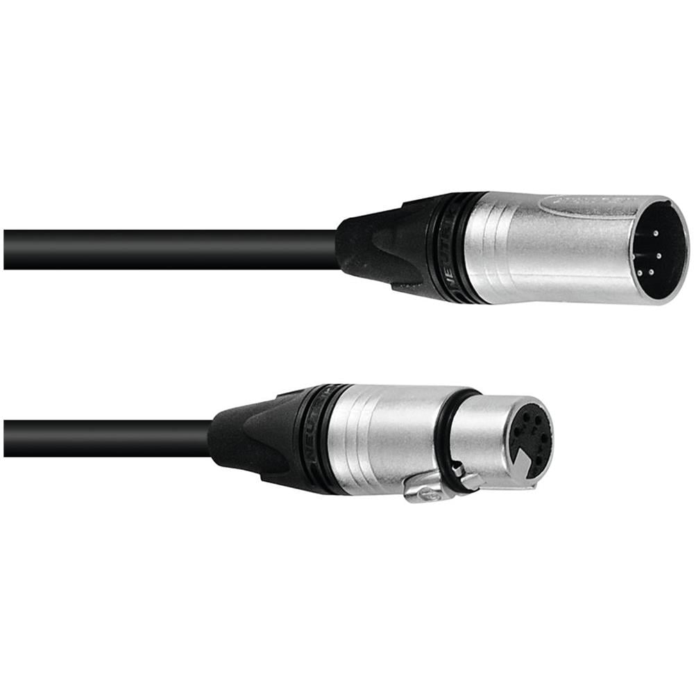 Dmx Cable Xlr 5pin 0,5m Bk Neutrik - Foto 1