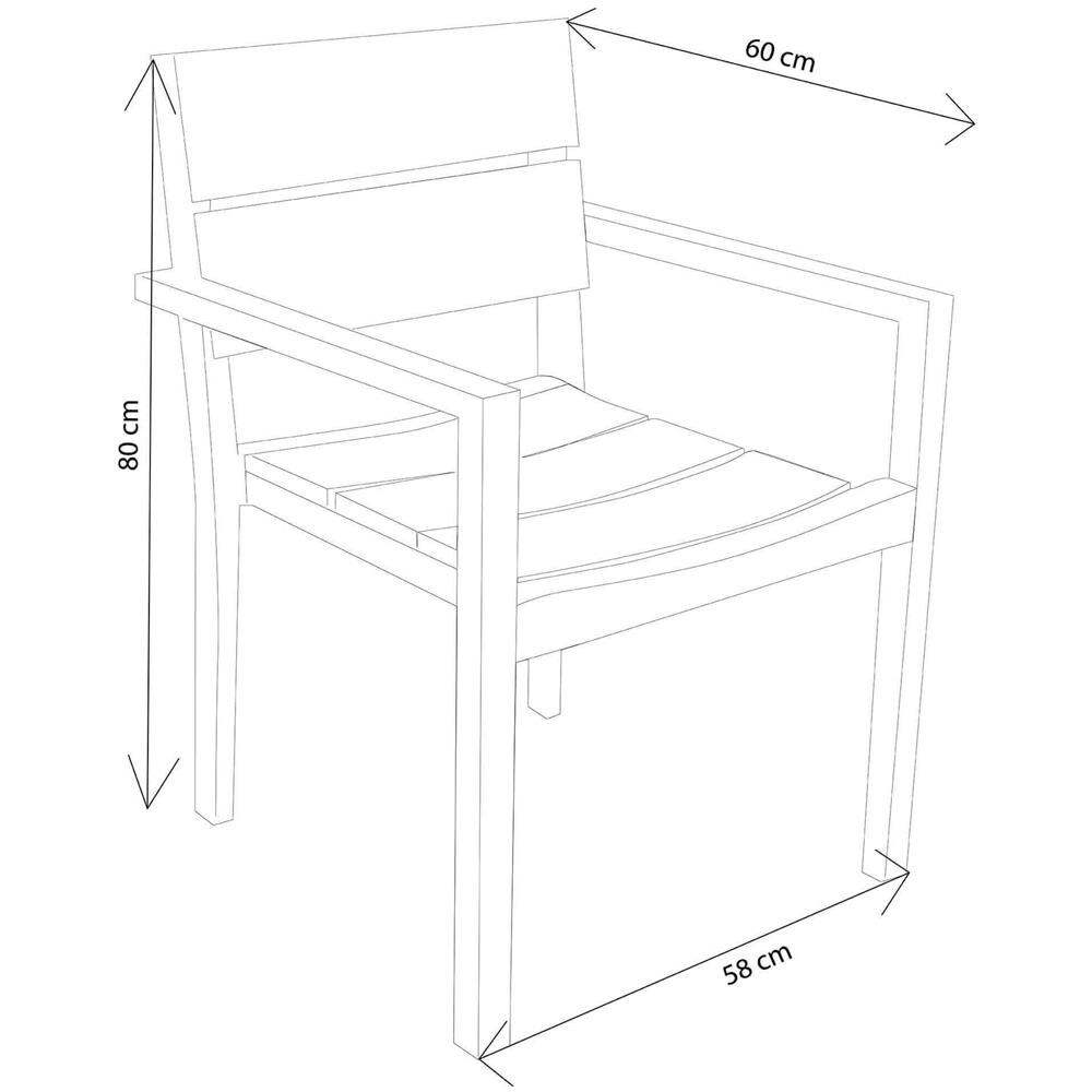 Holland - Poltrona Da Giardino In Teak - Foto 2