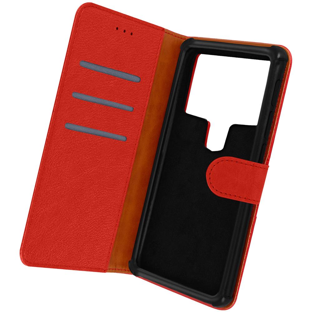 Custodia Universale Per Smartphone Da 6 A 6,7 Pollici Con Scomparti Rossa - Foto 1