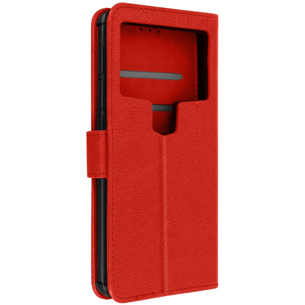 Custodia Universale Per Smartphone Da 6 A 6,7 Pollici Con Scomparti Rossa - Foto 5