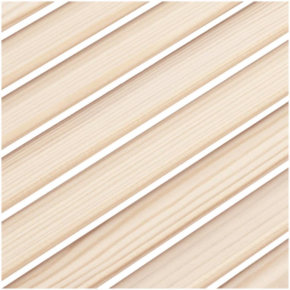 Anta con Design a Lamelle 61,5x49,4 cm in Legno di Pino - Foto 5