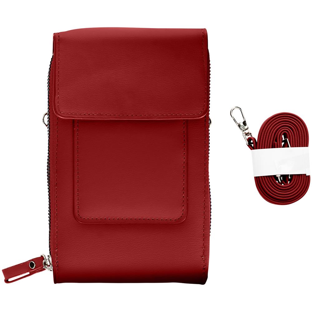 Pochette A Tracolla 130 Cm Per Smartphone In Similpelle Chiusura A Zip - Foto 1