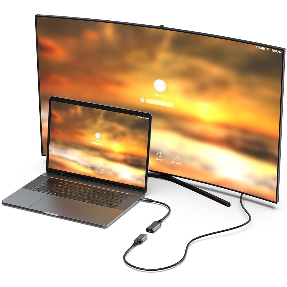 USB-C TO DISPLAYPORT 1.4 ADAPTER 8K - Foto 2