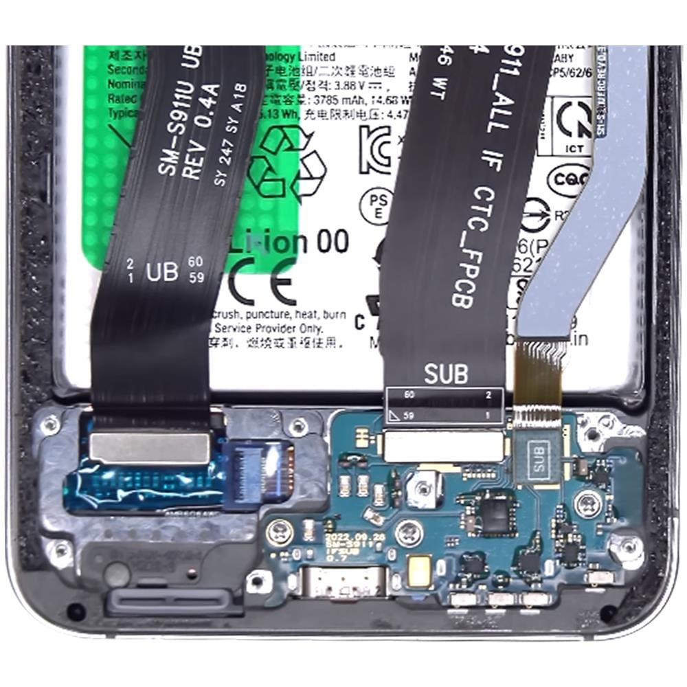 Connettore Ricarica Usb-c Galaxy S23, Nero - Foto 2