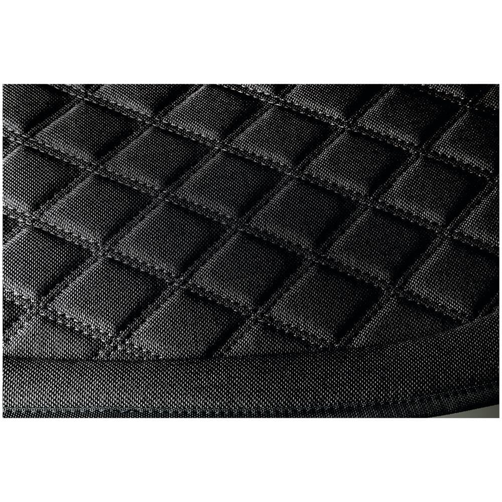 Venice, Coppia Coprisedili Anteriori In Fresco Tessuto Tekno-lino Di Poliestere - Nero - Foto 2