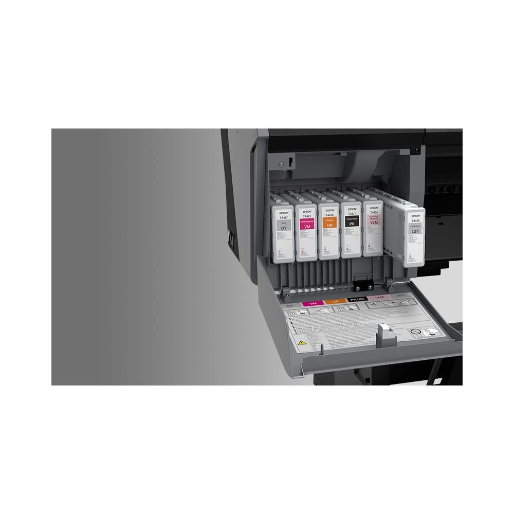 Epson SureColor SC-P7500, Ad inchiostro, 1200 x 2400 DPI, ESC/P-R, Nero per foto, Nero opaco, Ciano, Ciano chiaro, Giallo, Magenta vivido, Magenta chiaro vivido,..., 700 ml, A1 (594 x 841 mm) - Foto 6