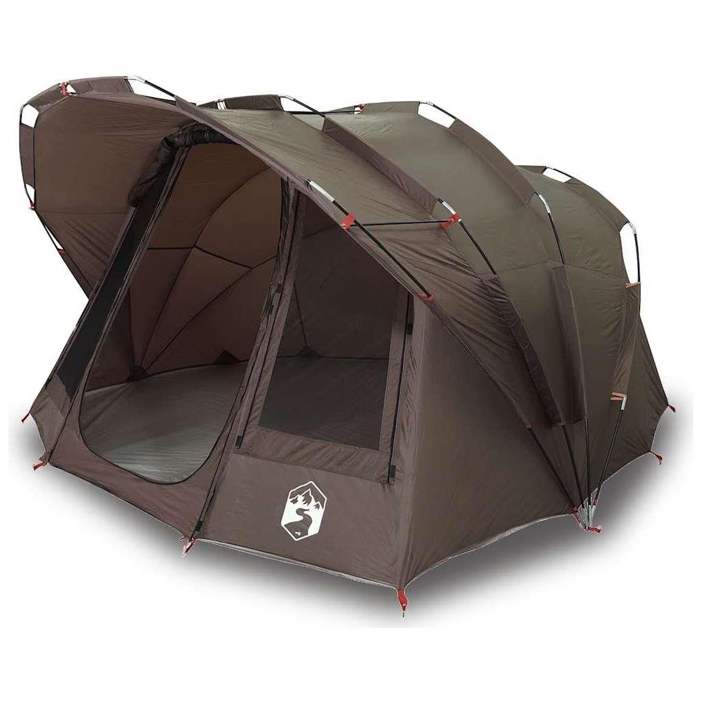 Tenda da Pesca per 5 Persone Marrone Impermeabile - Foto 1