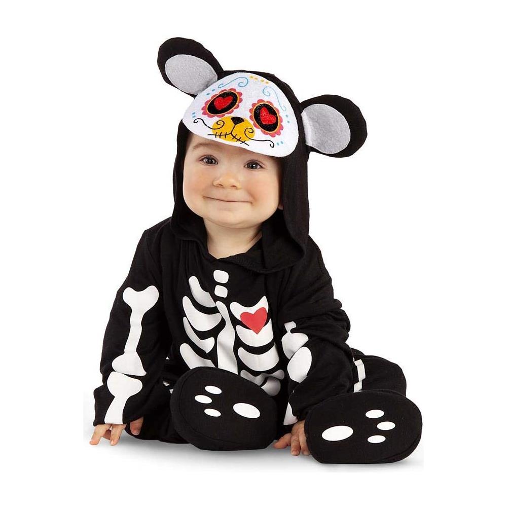 Costume dell'Orso del Giorno dei Morti Taglia 0-6 M - Foto 1