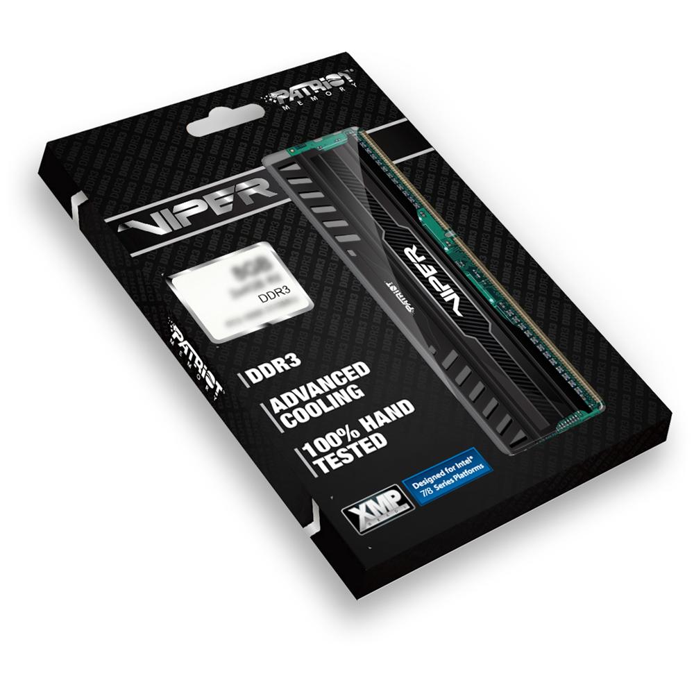 Memoria DIMM Viper 3 Black Mamba 16 GB (2 x 8GB) DDR3 1866MHz CL10 Dissipatore Nero - Foto 3