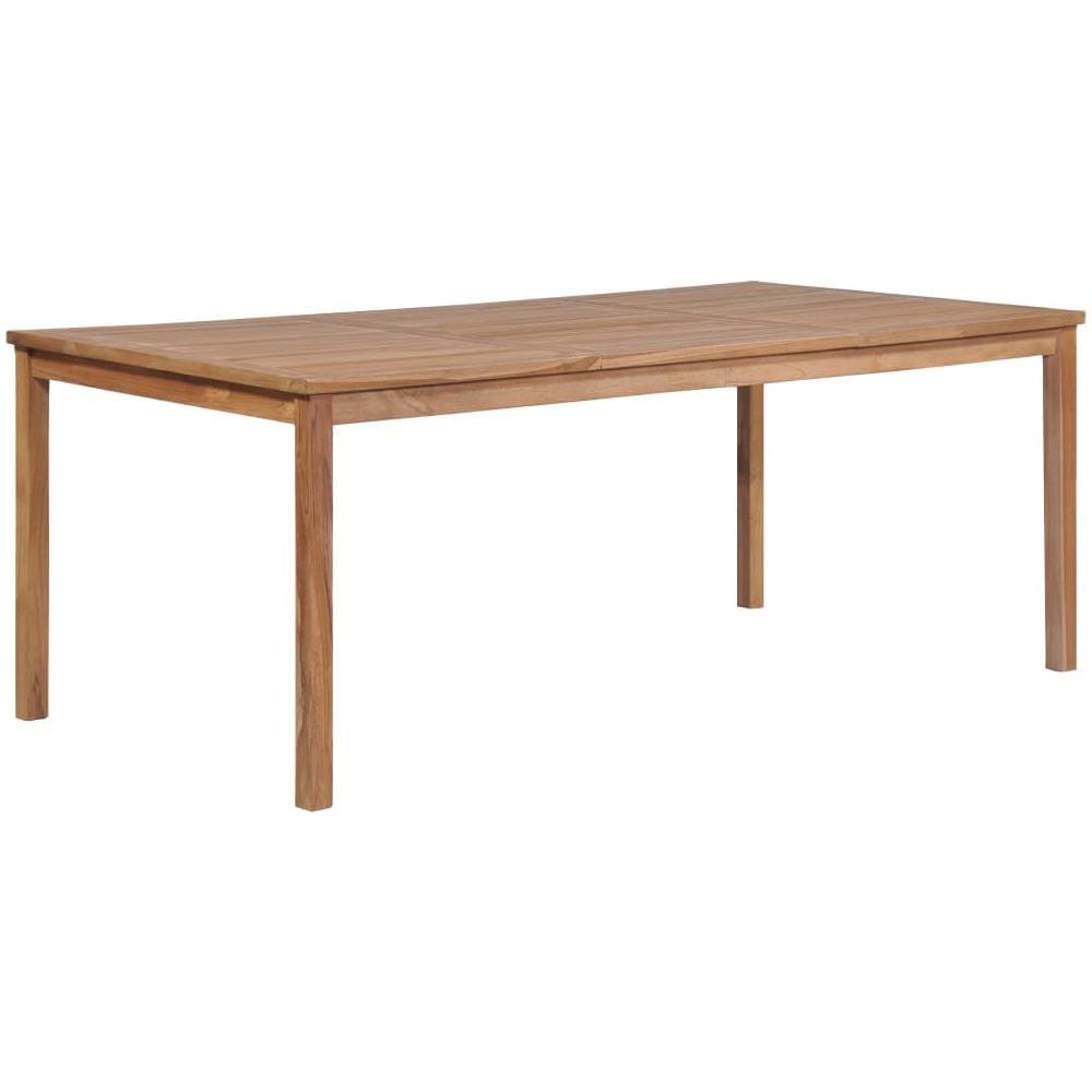 Tavolo Da Pranzo Per Esterni 200x100x77 Cm Massello Di Teak - Foto 1