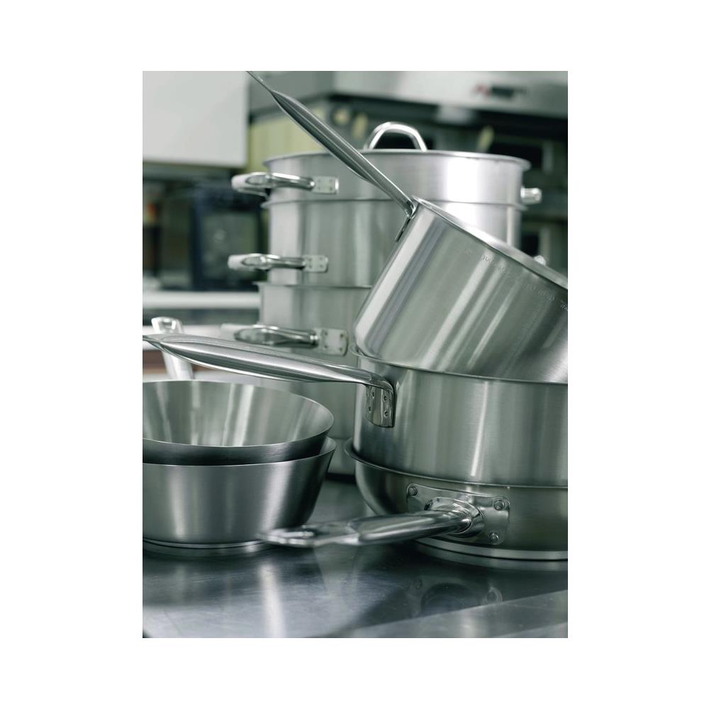 Casseruola Mezza Alta 1 Manico Cm 16 Serie 1000 Inox - Foto 2