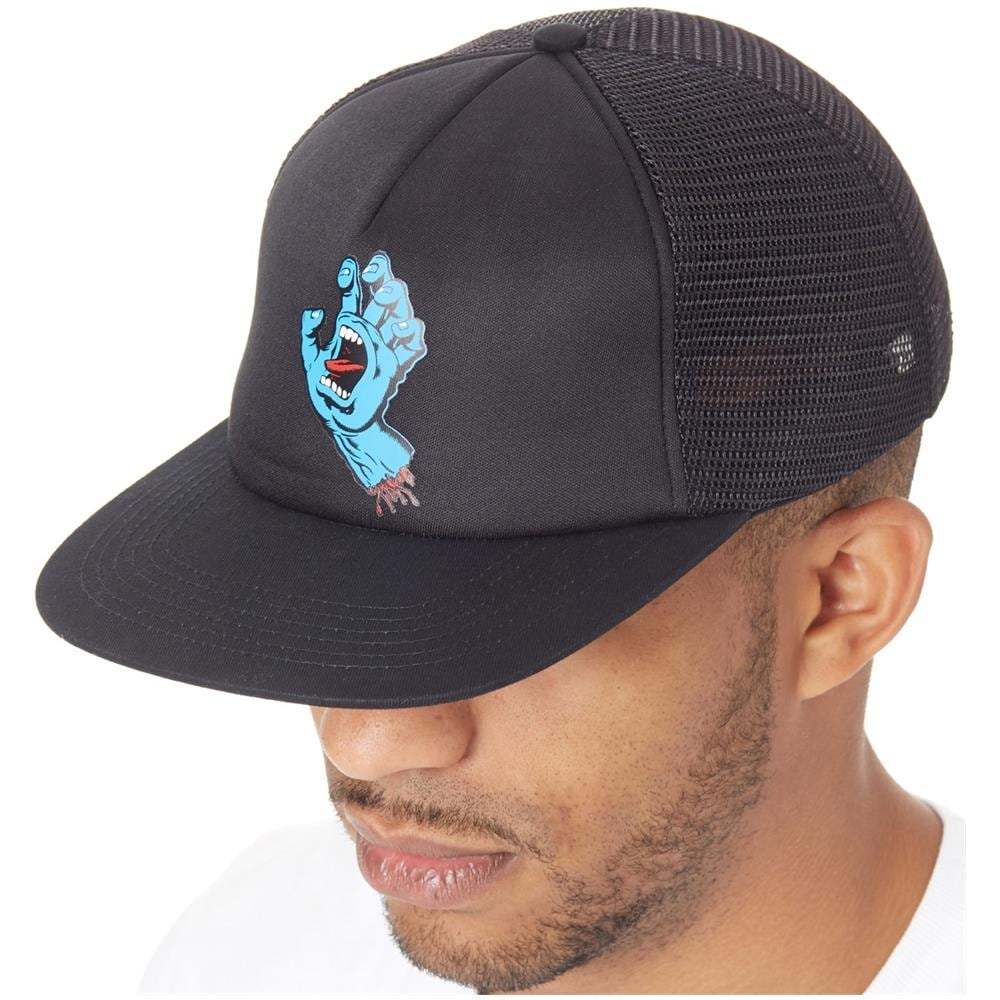 Cappellino Camionista Santa Cruz Classic Hand Mesh Nero (default, Nero) - Foto 1