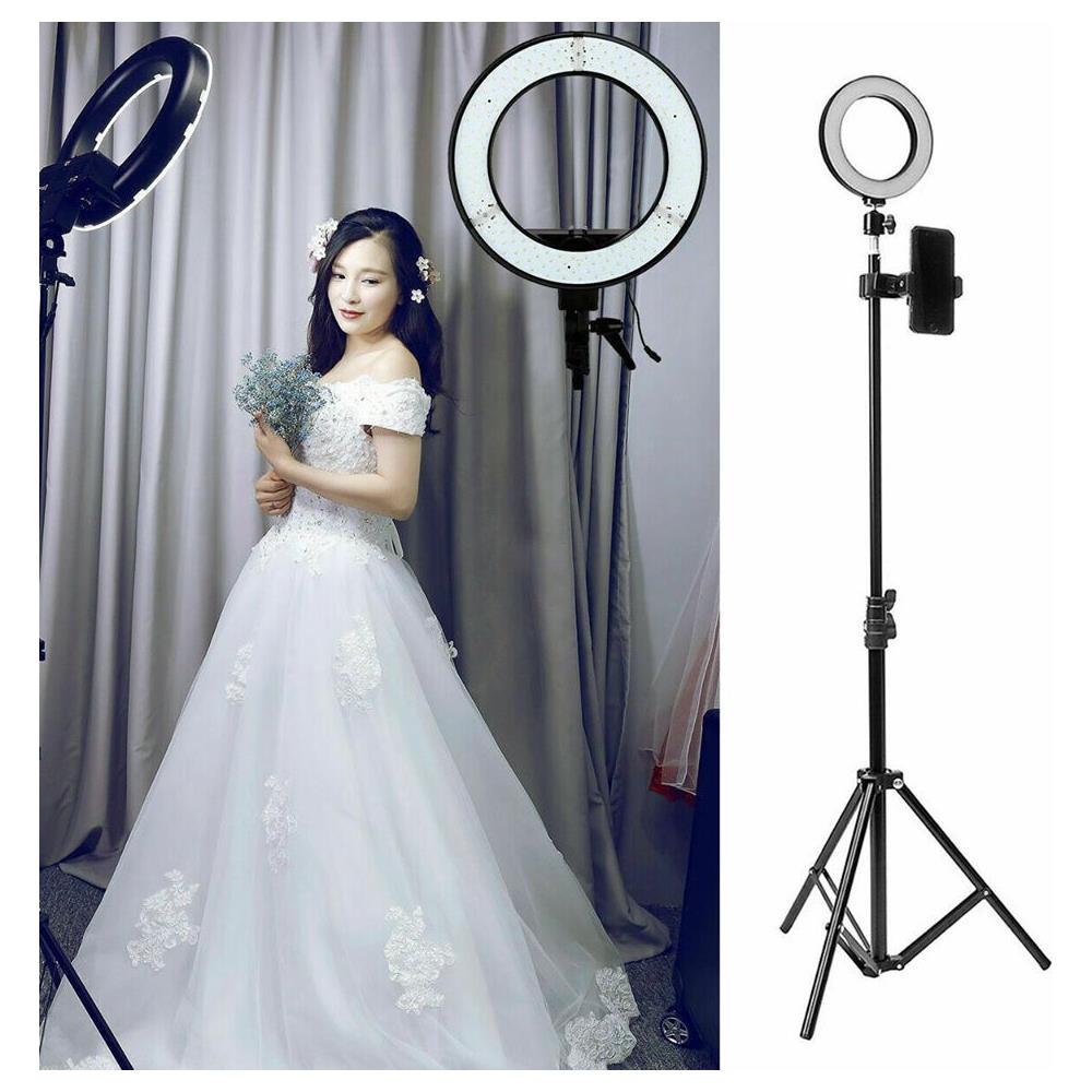 Luce Ad Anello 30cm Per Smartphone Con Treppiede 190cm Led Ring Fill Light Professionale - Foto 2