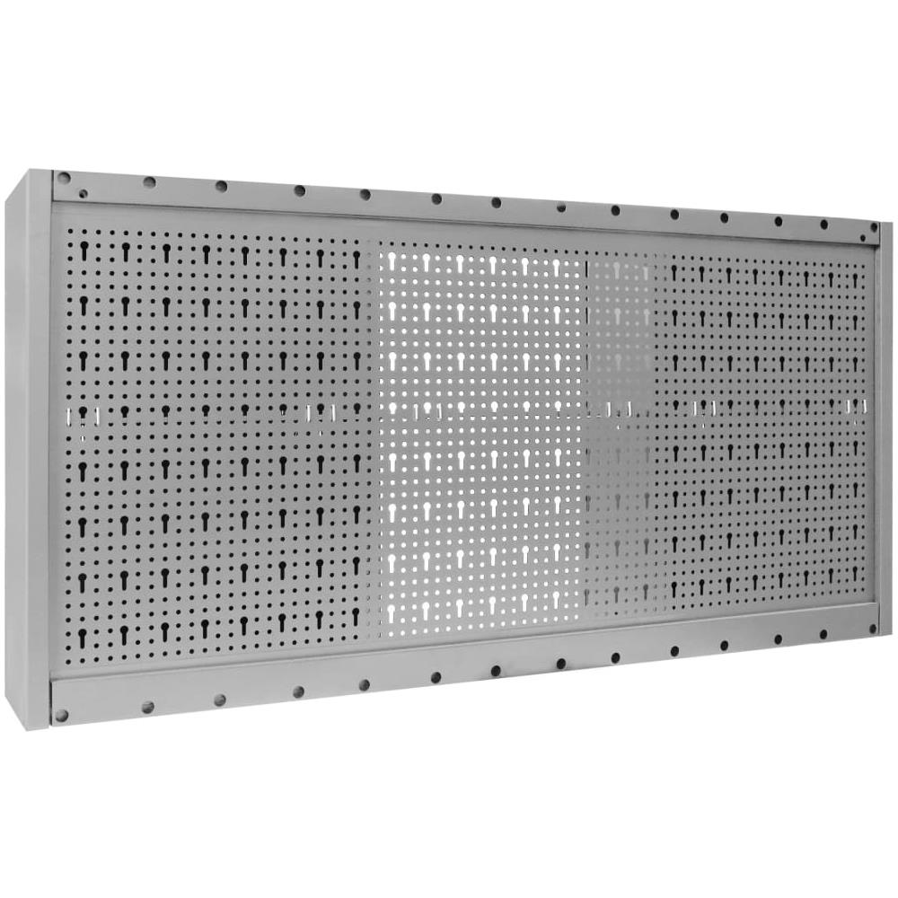 Armadio A Parete Stile Industriale In Metallo Grigio Nero - Foto 13