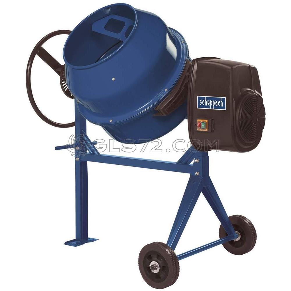 Betoniera Impastatrice Elettrica Miscelatore Cemento Con Due Ruote Con - Foto 8