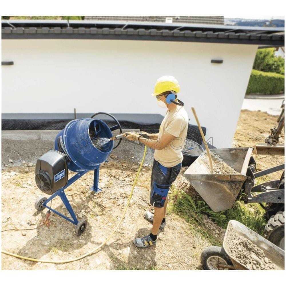 Betoniera Elettrica 140l 550w Mix140 Impastatrice Miscelatore Cemento - Foto 8