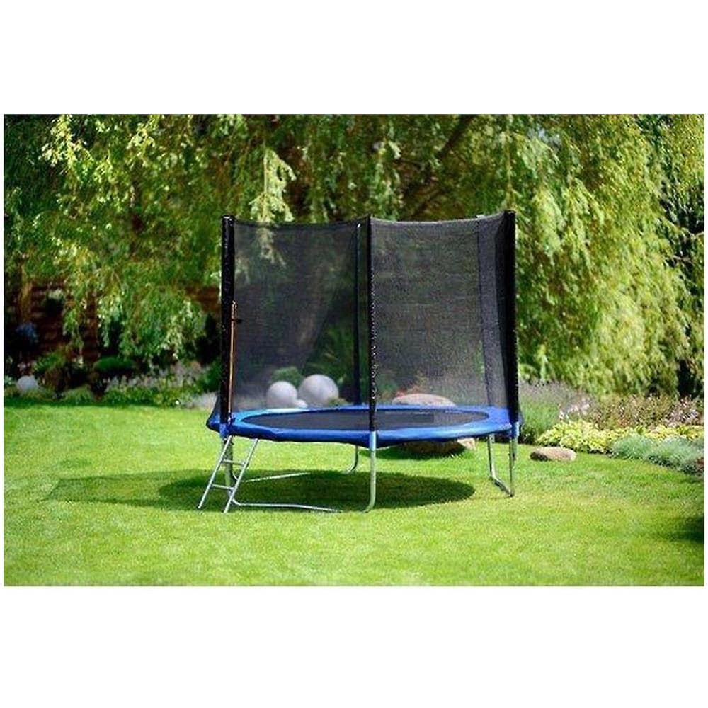 Trampolino Elastico - Blu - 252 Cm - Con Rete E Scaletta - Fino A 100 Kg - Foto 2