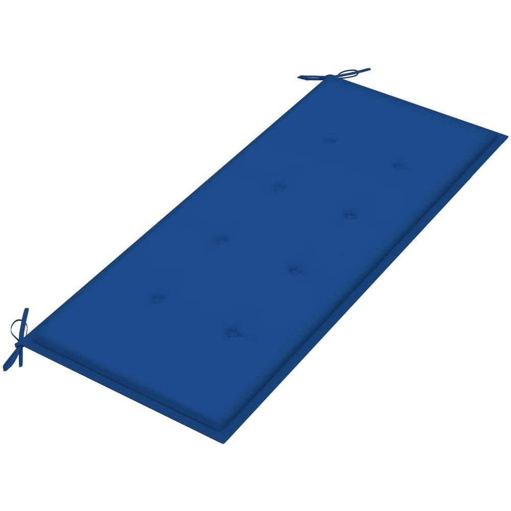 Cuscino per Panca da Giardino Royal Blu 120x50x3 cm in Tessuto - Foto 3