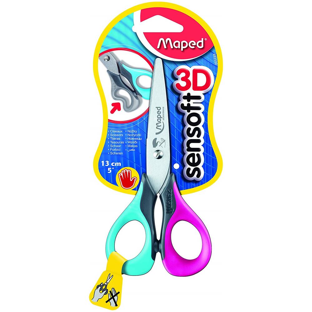 693500 Forbici per attività manuali Taglio a zig zag Nero, Arancione, Rosso forbici da cancelleria - Foto 2